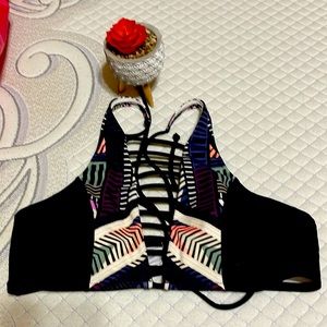 PINK bikini top Large